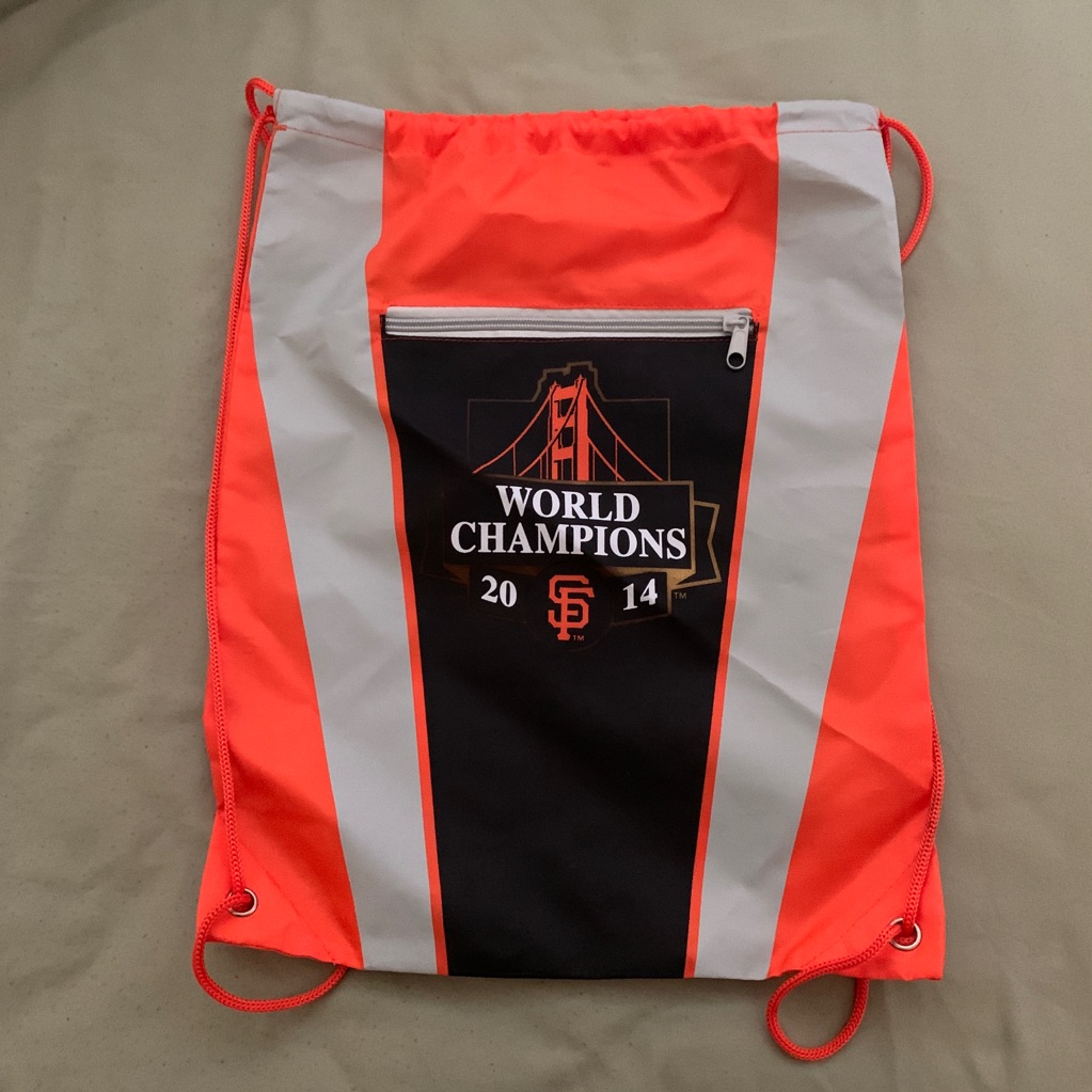 Nylon Drawstring Backpack.